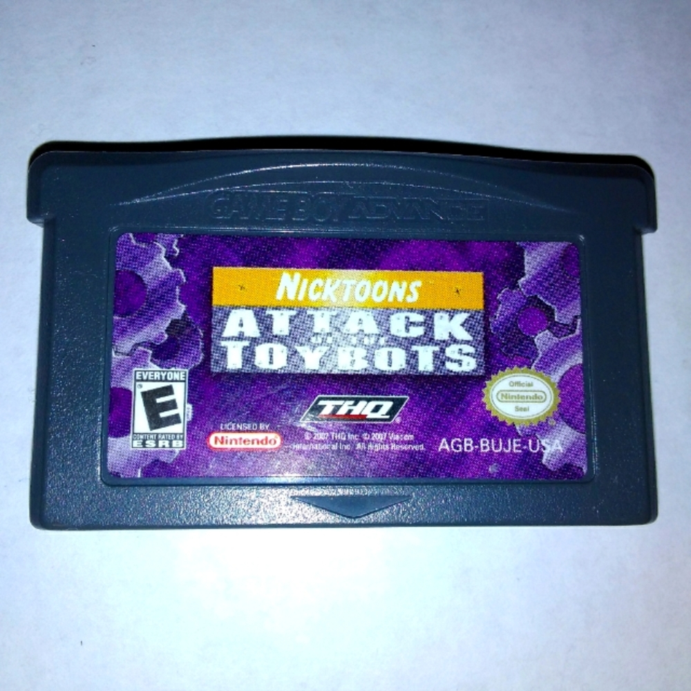GBA Nickelodeon Attack Of The Toybots Video Game
